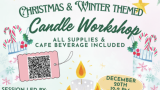 Winter & Holiday Candle Workshop @ Daydrift Books & Cafe