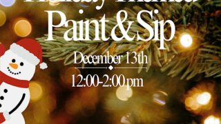 Holiday Themed Paint and Sip @ Daydrift Books & Cafe