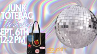 Junk Totebag Workshop @ Daydrift Books & Cafe