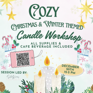 Winter & Holiday Candle Workshop @ Daydrift Books & Cafe