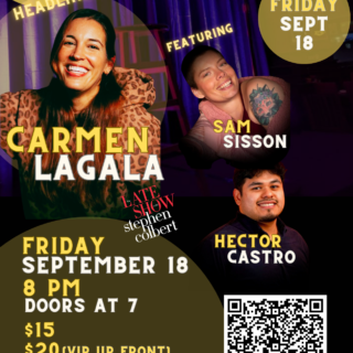 Live Comedy with Carmen Lagala (The Late Show with Colbert)
