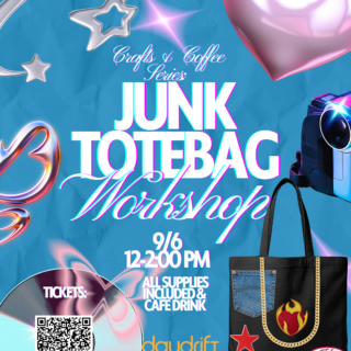 Junk Totebag Workshop @ Daydrift Books & Cafe