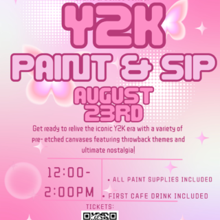 Y2K Themed Paint and Sip @ Daydrift Books & Cafe