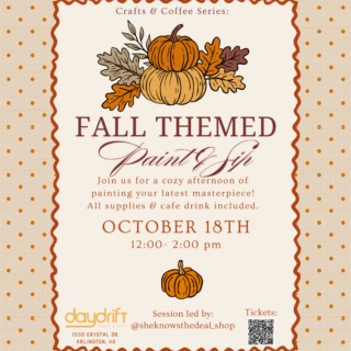 Fall Themed Paint and Sip @ Daydrift Books & Cafe