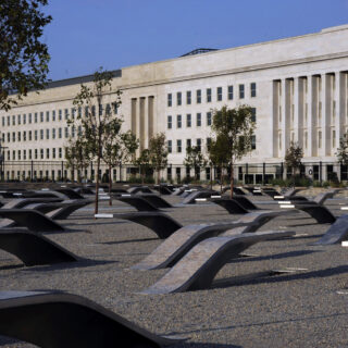 080904-N-5319A-008
WASHINGTON (Sept. 4, 2008) The Pentagon Memorial honoring the 184 people killed at the Pentagon and on American Airlines flight 77, which was flown into the building during the Sept. 11, 2001 terrorist attacks, will be dedicated at a ceremony on Thursday, Sept. 11 2008. The Pentagon Memorial will be the first official monument to the victims of the terrorist attacks seven years ago. U.S. Navy Photo by Mass Communication Specialist 1st Class  Brien Aho (Released)
