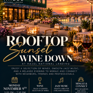 Rooftop Sunset Winedown at National Landing